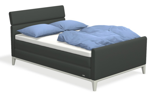 Boxspringbett auping Criade - Bend mit Fussteil & motorischer Smart Base 3M Unterfederung