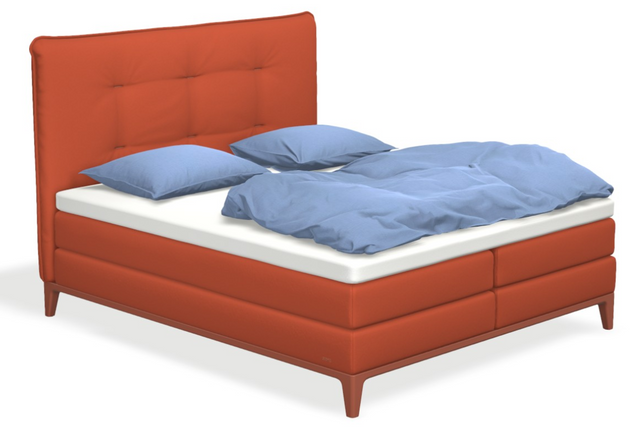 Boxspringbett auping Criade - Cushion mit flacher Unterfederung