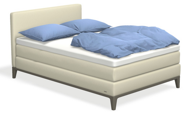 Boxspringbett auping Criade - Plain mit flacher Unterfederung