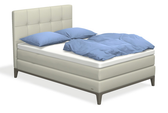 Boxspringbett auping Criade - Square mit flacher Unterfederung