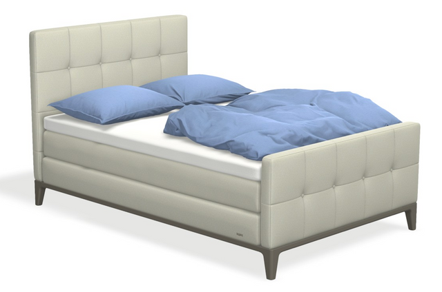 Boxspringbett auping Criade - Square mit Fussteil & motorischer Smart Base 3M Unterfederung