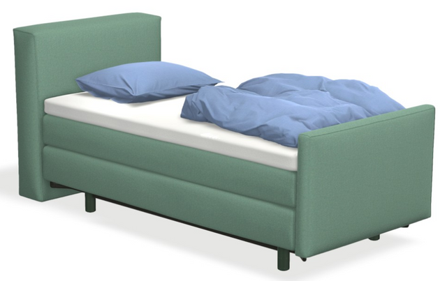 Boxspringbett auping Original - Bold mit Fussteil & motorischer Smart Base 3M Unterfederung