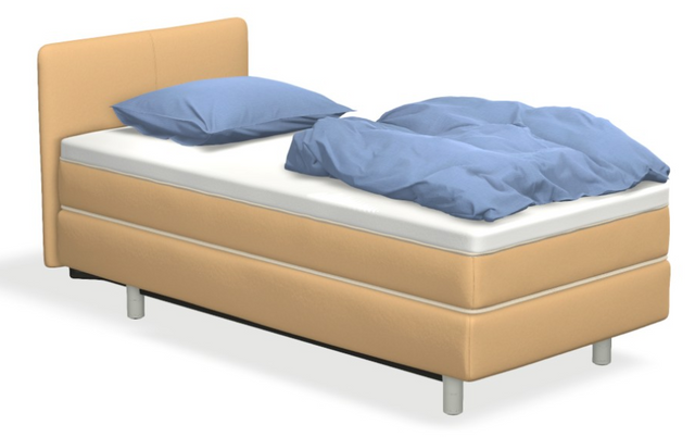 Boxspringbett auping Original - Dublin mit flacher Unterfederung