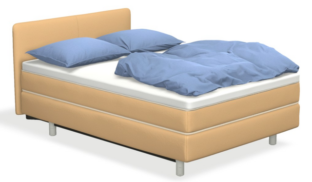 Boxspringbett auping Original - Dublin mit flacher Unterfederung
