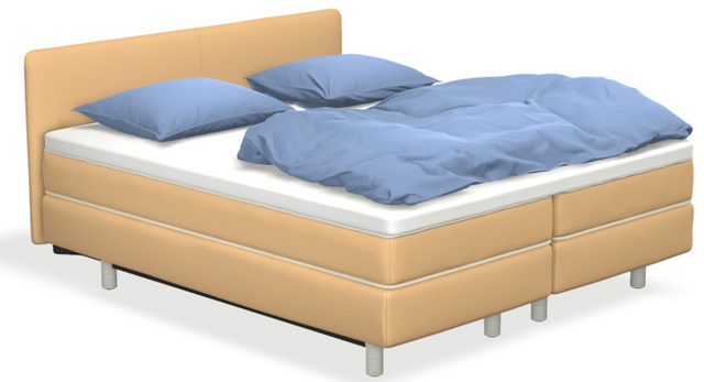Boxspringbett auping Original - Dublin mit motorischer Smart Base 1M Unterfederung