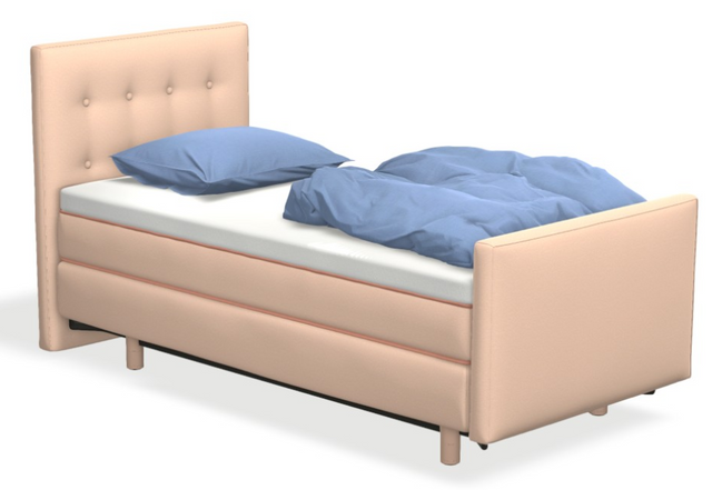 Boxspringbett auping Original - Portofino mit Fussteil & motorischer Smart Base 3M Unterfederung