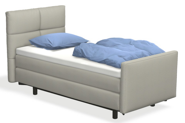 Boxspringbett auping Original - Valencia mit Fussteil & motorischer Smart Base 3M Unterfederung