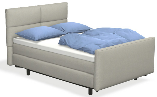 Boxspringbett auping Original - Valencia mit Fussteil & motorischer Smart Base 3M Unterfederung