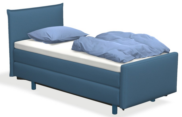 Boxspringbett auping Original - Wink mit Fussteil & motorischer Smart Base 3M Unterfederung