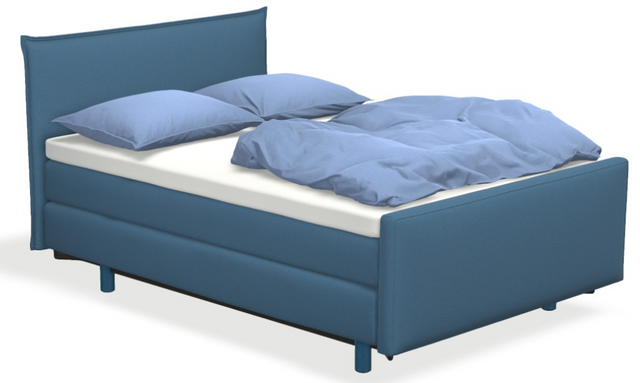 Boxspringbett auping Original - Wink mit Fussteil & motorischer Smart Base 3M Unterfederung