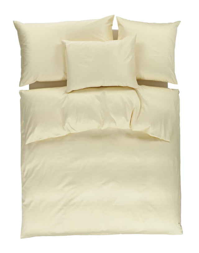 Creme Bettwäsche TAMARA R - High Speed Uni Baumwoll Feinsatin