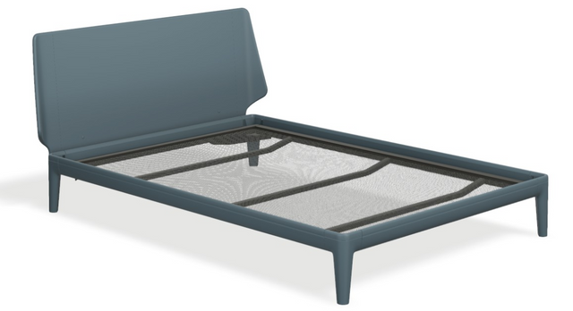 Essential mit Kopfteil lackiert & motorischer Smart Base 3M Unterfederung