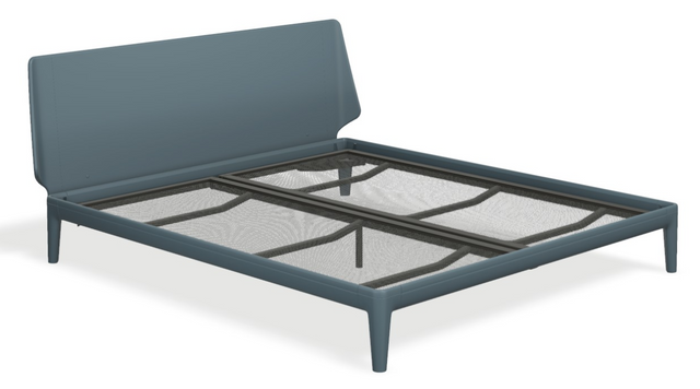 Essential mit Kopfteil lackiert & motorischer Smart Base 3M Unterfederung