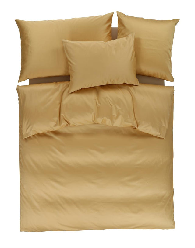 Gold Bettwäsche TAMARA R - High Speed Uni Baumwoll Feinsatin