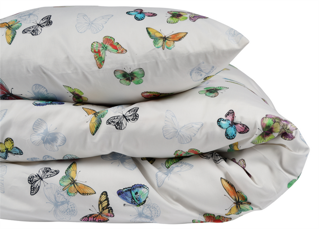 Papillons BE COSY Bettwäsche - 100% Baumwoll-Feinsatin