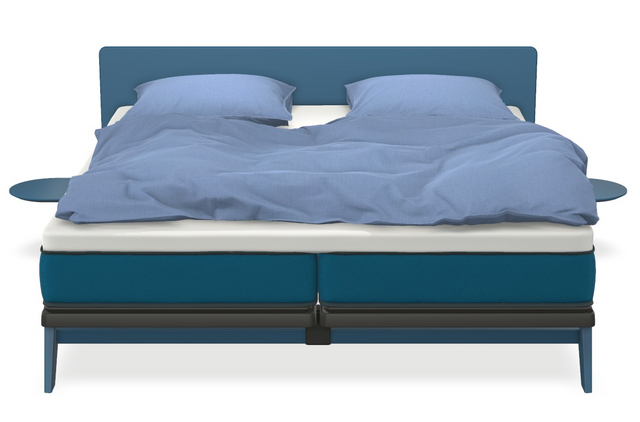 Original STRAIGHT mit Matratze stoffiert & motorischer Smart Base 3M Unterfederung