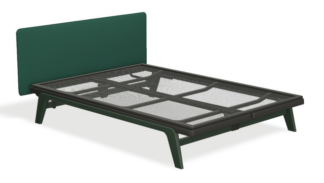 Original mit Kopfteil OUTLINE & motorischer Smart Base 1M Unterfederung