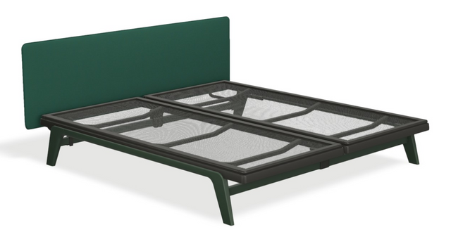 Original mit Kopfteil OUTLINE & motorischer Smart Base 1M Unterfederung