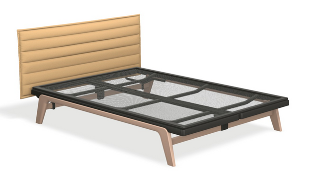 Original mit Kopfteil STITCH & motorischer Smart Base 3M Unterfederung