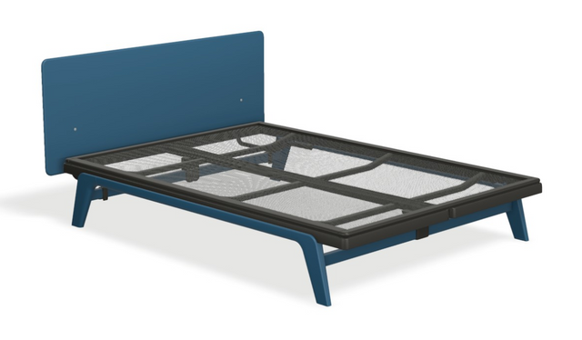 Original mit Kopfteil STRAIGHT & motorischer Smart Base 3M Unterfederung