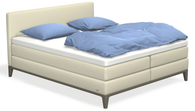Boxspringbett auping Criade - Plain mit motorischer Smart Base 2M Unterfederung