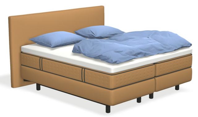 Boxspringbett auping Kiruna - Unik mit motorischer Smart Base 2M Unterfederung