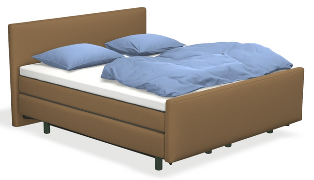 Boxspringbett auping Original - Nice mit Fussteil & flacher Unterfederung