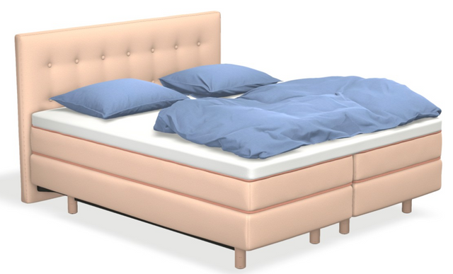 Boxspringbett auping Original - Portofino mit motorischer Smart Base 1M Unterfederung