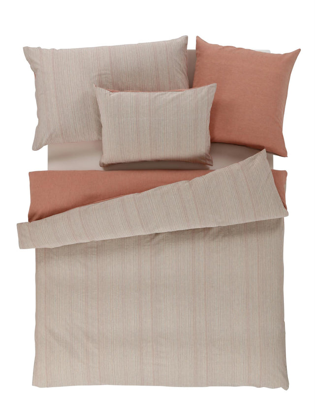 Flo BE COSY Bettwäsche - 100% Baumwolle soft-washed Double Face uni